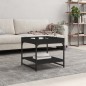 vidaXL Mesa de centro madera de ingeniería negro 49,5x49,5x45 cm vidaXL Mesa de centro madera de ingeniería negro 49,5x49,5x45 cm