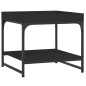 vidaXL Mesa de centro madera de ingeniería negro 49,5x49,5x45 cm vidaXL Mesa de centro madera de ingeniería negro 49,5x49,5x45 cm