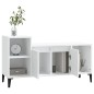 vidaXL Mueble para TV madera contrachapada blanco 100x35x55 cm vidaXL Mueble para TV madera contrachapada blanco 100x35x55 cm