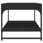 vidaXL Mesa de centro madera de ingeniería negro 100x49x45 cm vidaXL Mesa de centro madera de ingeniería negro 100x49x45 cm