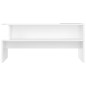 vidaXL Mesa de centro madera de ingeniería blanco brillo 90x55x42,5 cm vidaXL Mesa de centro madera de ingeniería blanco brillo 90x55x42,5 cm