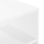 vidaXL Mesa de centro madera de ingeniería blanco brillo 90x55x42,5 cm vidaXL Mesa de centro madera de ingeniería blanco brillo 90x55x42,5 cm