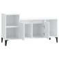 vidaXL Mueble para TV madera contrachapada blanco 100x35x55 cm vidaXL Mueble para TV madera contrachapada blanco 100x35x55 cm