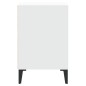vidaXL Mueble para TV madera contrachapada blanco 100x35x55 cm vidaXL Mueble para TV madera contrachapada blanco 100x35x55 cm