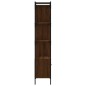 vidaXL Estantería con puerta madera marrón roble 44,5x30x154,5 cm