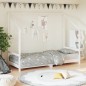 vidaXL Estructura de cama para niños madera de pino blanco 80x200 cm vidaXL Estructura de cama para niños madera de pino blanco 80x200 cm