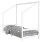 vidaXL Estructura de cama para niños madera de pino blanco 80x200 cm vidaXL Estructura de cama para niños madera de pino blanco 80x200 cm