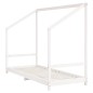 vidaXL Estructura de cama para niños madera de pino blanco 80x200 cm vidaXL Estructura de cama para niños madera de pino blanco 80x200 cm