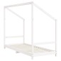 vidaXL Estructura de cama para niños madera de pino blanco 80x200 cm vidaXL Estructura de cama para niños madera de pino blanco 80x200 cm