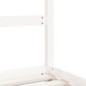 vidaXL Estructura de cama para niños madera de pino blanco 80x200 cm vidaXL Estructura de cama para niños madera de pino blanco 80x200 cm