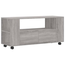 vidaXL Mueble de TV madera de ingeniería gris Sonoma 102x34,5x43 cm