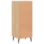 vidaXL Aparador madera contrachapada color roble Sonoma 34,5x34x90 cm vidaXL Aparador madera contrachapada color roble Sonoma 34,5x34x90 cm