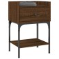 vidaXL Mesita noche 2 uds madera ingeniería marrón roble 40,5x31x60 cm vidaXL Mesita noche 2 uds madera ingeniería marrón roble 40,5x31x60 cm