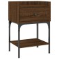 vidaXL Mesita noche 2 uds madera ingeniería marrón roble 40,5x31x60 cm vidaXL Mesita noche 2 uds madera ingeniería marrón roble 40,5x31x60 cm