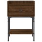 vidaXL Mesita noche 2 uds madera ingeniería marrón roble 40,5x31x60 cm vidaXL Mesita noche 2 uds madera ingeniería marrón roble 40,5x31x60 cm