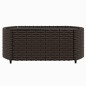 vidaXL Set muebles de jardín 3 piezas y cojines ratán sintético marrón vidaXL Set muebles de jardín 3 piezas y cojines ratán sintético marrón