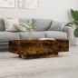vidaXL Mesa de centro madera de ingeniería roble ahumado 100x49,5x31cm vidaXL Mesa de centro madera de ingeniería roble ahumado 100x49,5x31cm