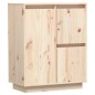 vidaXL Aparador de madera maciza de pino 60x34x75 cm vidaXL Aparador de madera maciza de pino 60x34x75 cm