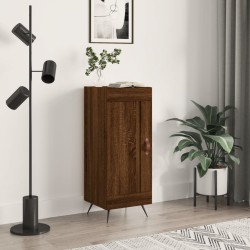 vidaXL Aparador madera de ingeniería marrón roble 34,5x34x90 cm