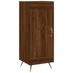 vidaXL Aparador madera de ingeniería marrón roble 34,5x34x90 cm