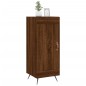 vidaXL Aparador madera de ingeniería marrón roble 34,5x34x90 cm vidaXL Aparador madera de ingeniería marrón roble 34,5x34x90 cm