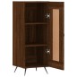 vidaXL Aparador madera de ingeniería marrón roble 34,5x34x90 cm vidaXL Aparador madera de ingeniería marrón roble 34,5x34x90 cm