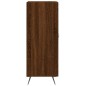 vidaXL Aparador madera de ingeniería marrón roble 34,5x34x90 cm vidaXL Aparador madera de ingeniería marrón roble 34,5x34x90 cm