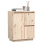 vidaXL Aparador de madera maciza de pino 60x34x75 cm vidaXL Aparador de madera maciza de pino 60x34x75 cm
