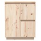 vidaXL Aparador de madera maciza de pino 60x34x75 cm vidaXL Aparador de madera maciza de pino 60x34x75 cm