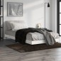 vidaXL Estructura de cama madera contrachapada blanco brillo 90x200cm vidaXL Estructura de cama madera contrachapada blanco brillo 90x200cm