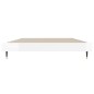 vidaXL Estructura de cama madera contrachapada blanco brillo 90x200cm vidaXL Estructura de cama madera contrachapada blanco brillo 90x200cm