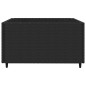 vidaXL Set de muebles de jardín 3 pzas y cojines ratán sintético negro vidaXL Set de muebles de jardín 3 pzas y cojines ratán sintético negro