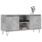 vidaXL Mueble de TV madera de ingeniería gris hormigón 104x35x50 cm vidaXL Mueble de TV madera de ingeniería gris hormigón 104x35x50 cm