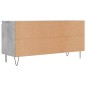 vidaXL Mueble de TV madera de ingeniería gris hormigón 104x35x50 cm vidaXL Mueble de TV madera de ingeniería gris hormigón 104x35x50 cm