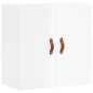 vidaXL Armario de pared madera de ingeniería blanco brillo 60x31x60 cm