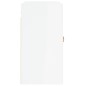 vidaXL Armario de pared madera de ingeniería blanco brillo 60x31x60 cm
