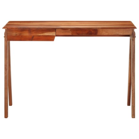 vidaXL Escritorio con cajones madera maciza de acacia 110x50x77 cm