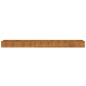 vidaXL Jardinera acero corten 482x50x36 cm