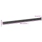 vidaXL Jardinera acero corten 1610x50x69 cm vidaXL Jardinera acero corten 1610x50x69 cm