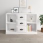 vidaXL Aparador de madera contrachapada blanco 104,5x35,5x67,5 cm vidaXL Aparador de madera contrachapada blanco 104,5x35,5x67,5 cm