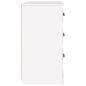 vidaXL Aparador de madera contrachapada blanco 104,5x35,5x67,5 cm vidaXL Aparador de madera contrachapada blanco 104,5x35,5x67,5 cm