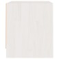 vidaXL Mesitas de noche 2 uds madera maciza pino blanco 40x30,5x35,5cm vidaXL Mesitas de noche 2 uds madera maciza pino blanco 40x30,5x35,5cm