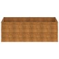 vidaXL Jardinera de acero corten 196x100x69 cm