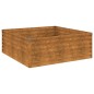 vidaXL Jardinera acero corten 100x100x36 cm vidaXL Jardinera acero corten 100x100x36 cm