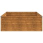 vidaXL Jardinera acero corten 100x100x36 cm vidaXL Jardinera acero corten 100x100x36 cm