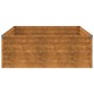 vidaXL Jardinera acero corten 100x100x36 cm vidaXL Jardinera acero corten 100x100x36 cm