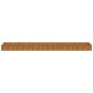 vidaXL Jardinera acero corten 579x100x36 cm