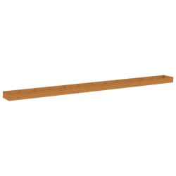vidaXL Jardinera acero corten 1150x100x36 cm