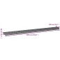 vidaXL Jardinera acero corten 1150x100x36 cm vidaXL Jardinera acero corten 1150x100x36 cm