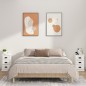 vidaXL Mesita de noche madera contrachapada blanco brillo 39x39x67 cm vidaXL Mesita de noche madera contrachapada blanco brillo 39x39x67 cm